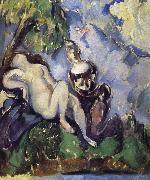 Paul Cezanne Bath woman who Sweden oil painting artist